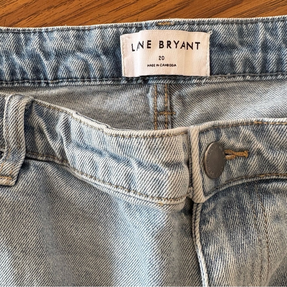 Lane Bryant Signature Fit Jeans Sz 20 Mid Rise Boyfriend Flex Magic Waistband - Picture 3 of 11